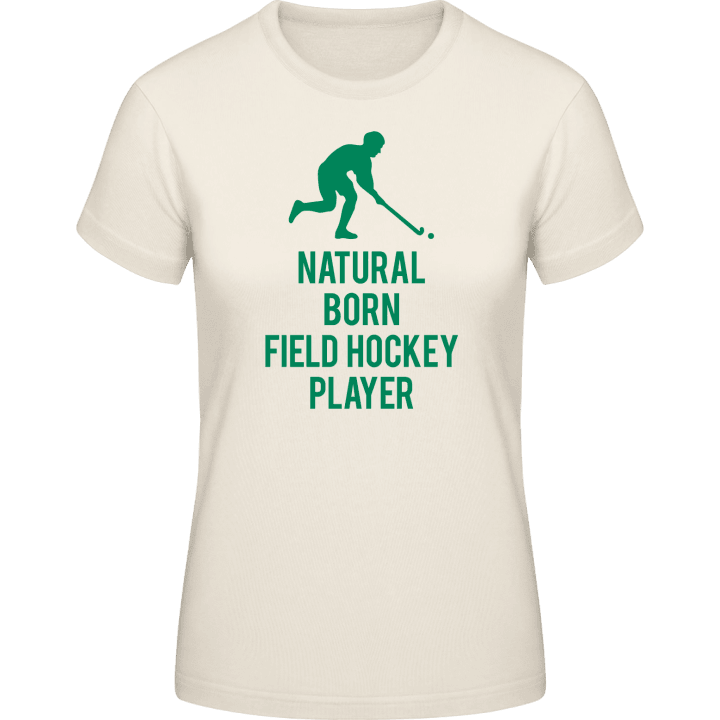 Natural Born Field Hockey Player T-shirt för kvinnor contain pic