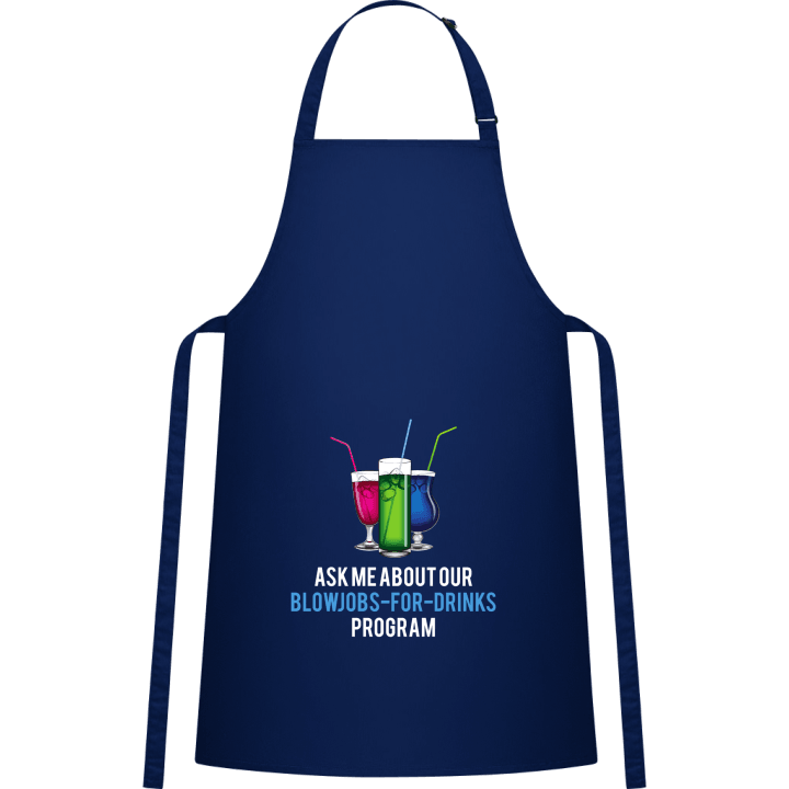 Blowjob For Drinks Kitchen Apron contain pic