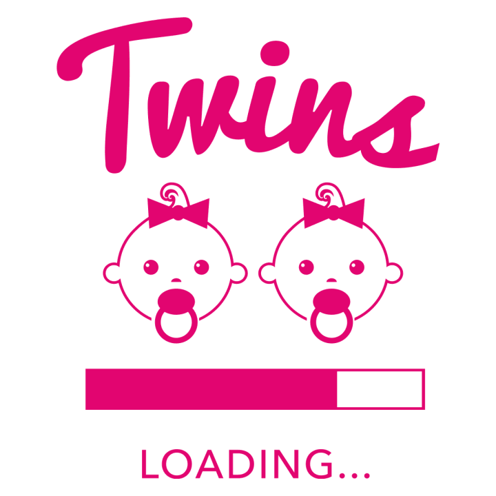 Twins Two Baby Girls T-skjorte for kvinner 0 image
