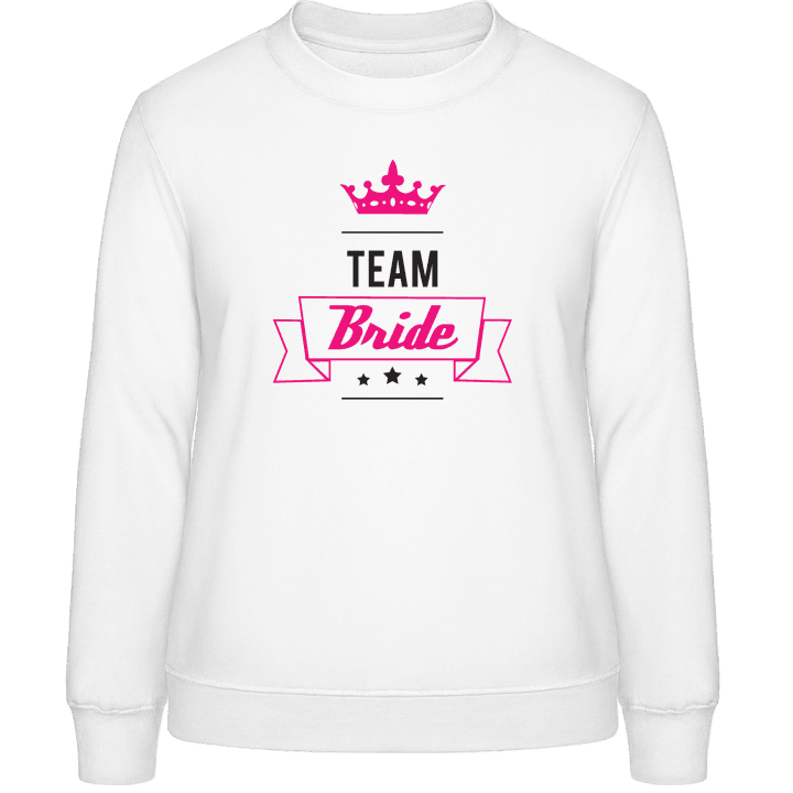 Team Bride Crown Frauen Sweatshirt contain pic