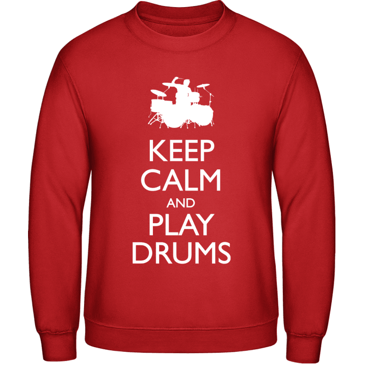 Keep Calm And Play Drums Sudadera contain pic