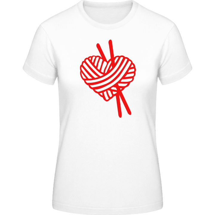 Knitting Heart Vrouwen T-shirt 0 image