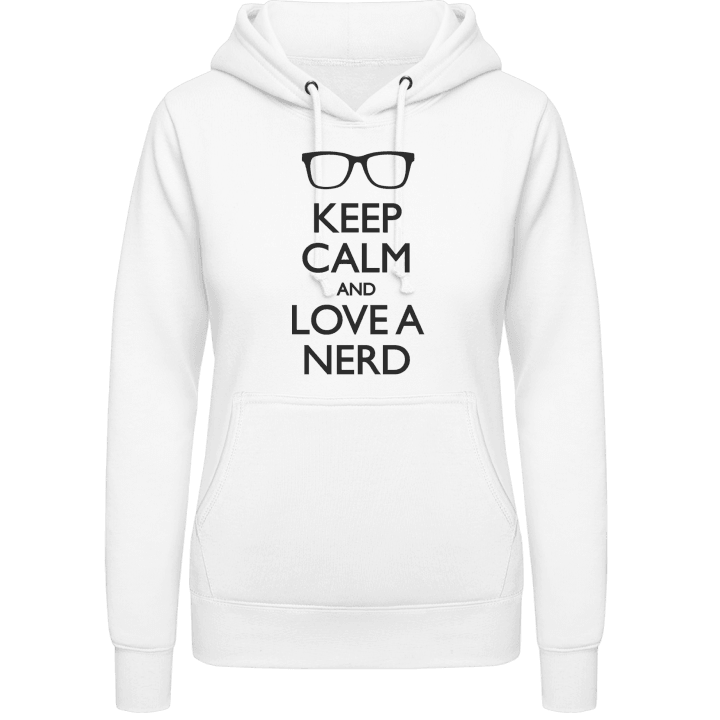 Keep Calm And Love A Nerd Vrouwen Hoodie 0 image