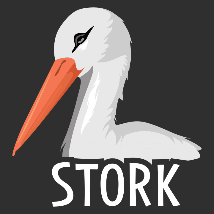 Stork Illustration T-shirt à manches longues pour femmes 0 image