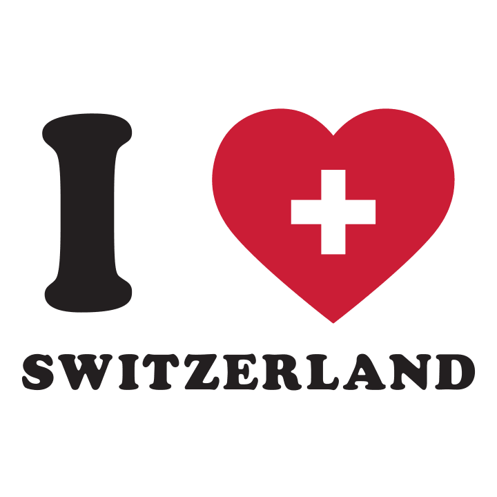 I Love Switzerland Fan Felpa con cappuccio da donna 0 image