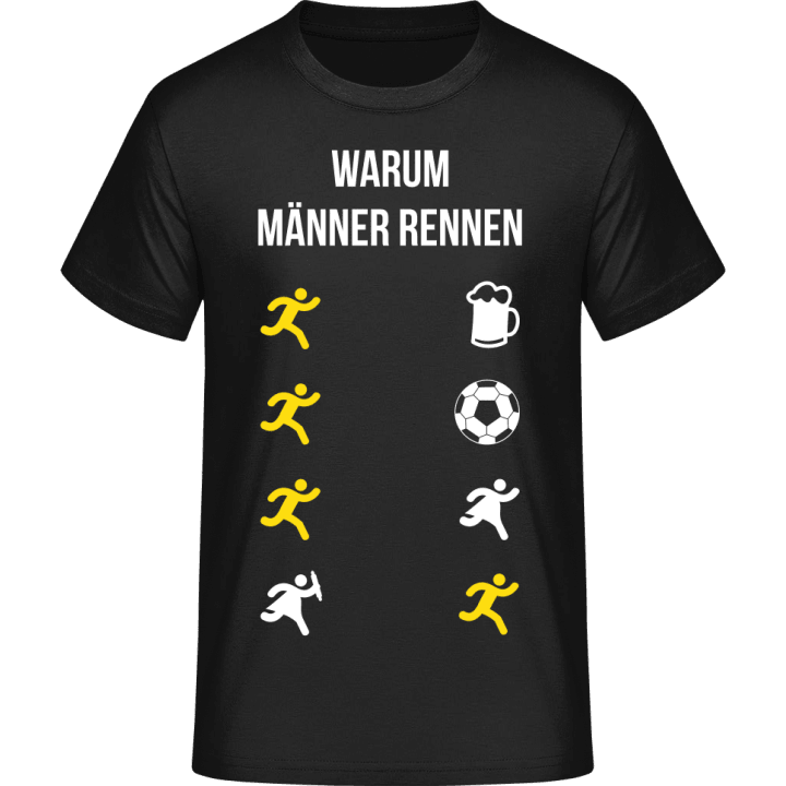 Warum Männer rennen Maglietta 0 image
