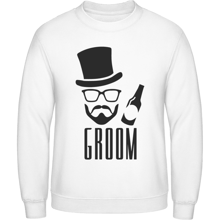 Groom Hipster Sudadera contain pic
