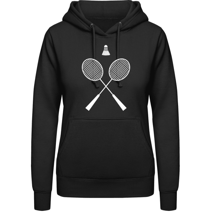 Badminton Equipment Hoodie för kvinnor contain pic