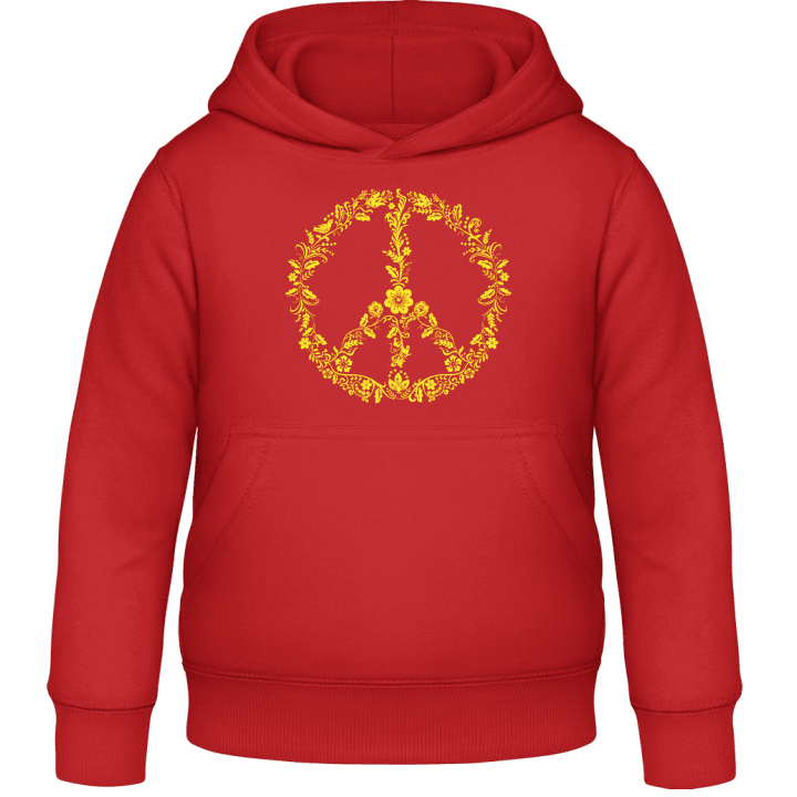 Peace Flowers Barn Hoodie contain pic