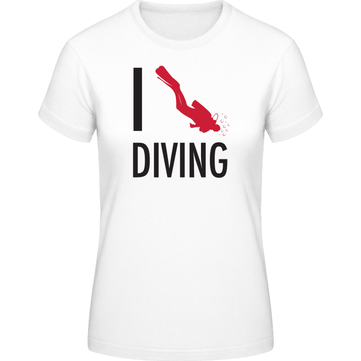 I Love Diving Naisten t-paita 0 image