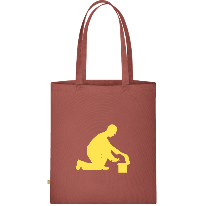 Mechanic And Tool Box Silhouette Stofftasche 0 image