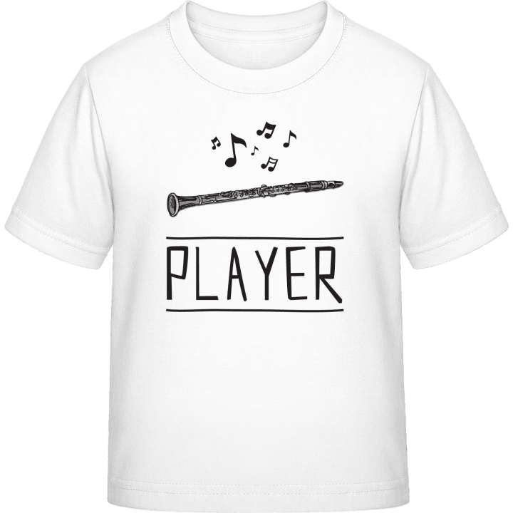 Clarinet Player Illustration T-shirt för barn contain pic