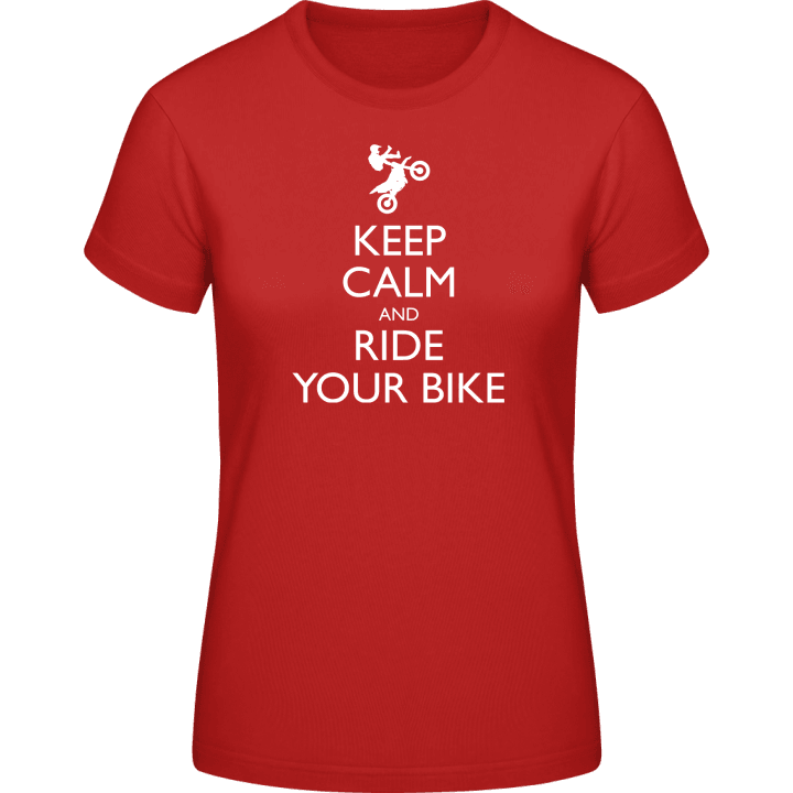 Ride Your Bike Motocross Vrouwen T-shirt contain pic