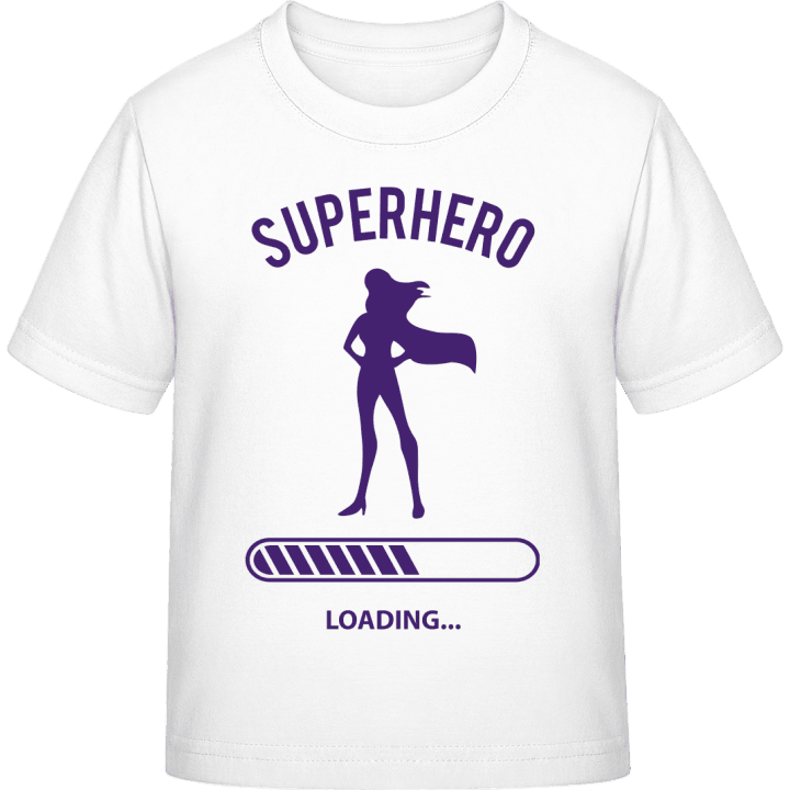 Superhero Woman Loading Kinder T-Shirt contain pic