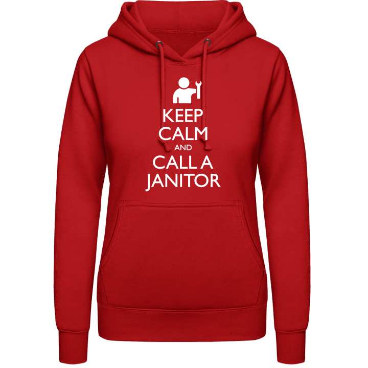 Keep Calm And Call A Janitor Vrouwen Hoodie 0 image