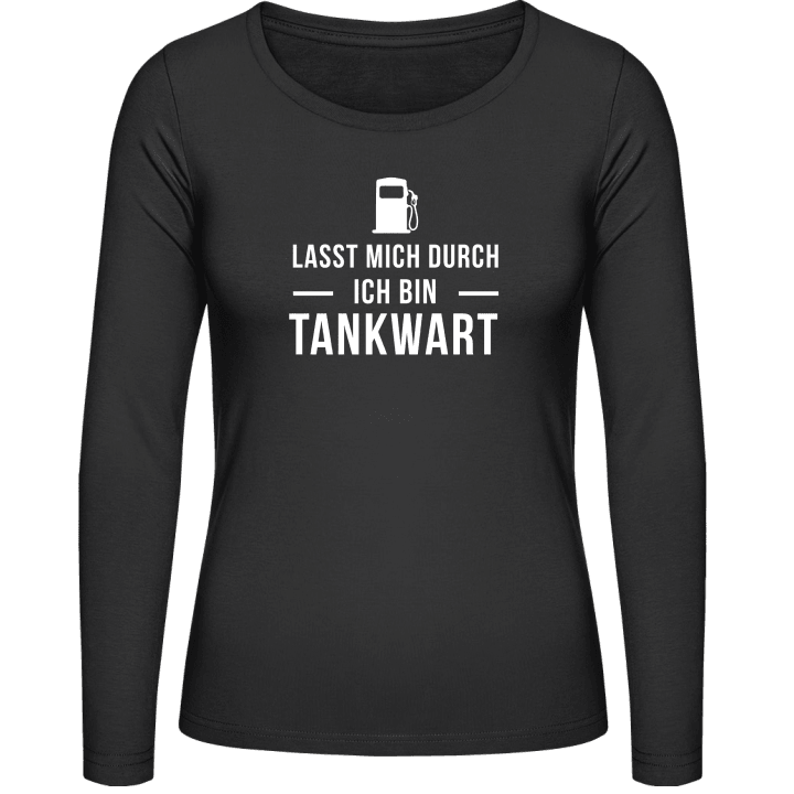 Lasst mich durch ich bin Tankwart T-shirt à manches longues pour femmes contain pic