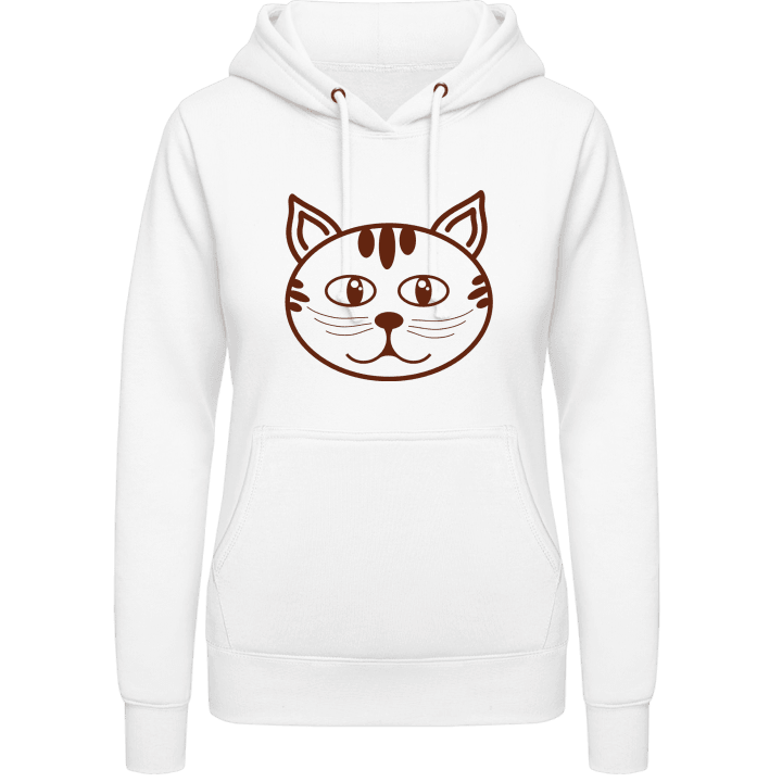 Cat Comic Face Sudadera con capucha para mujer 0 image