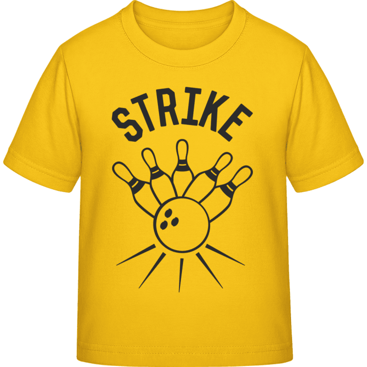 Strike Bowling T-skjorte for barn contain pic