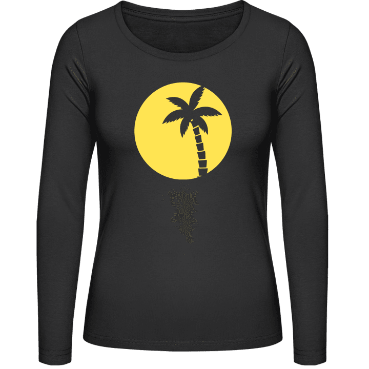 Palm Icon Langermet skjorte for kvinner 0 image