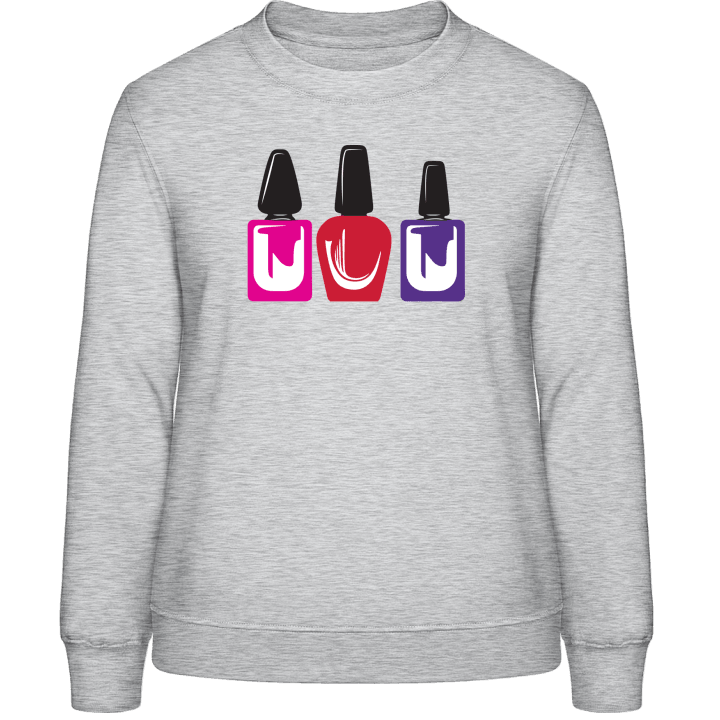 Nail Polish Set Sweatshirt för kvinnor contain pic