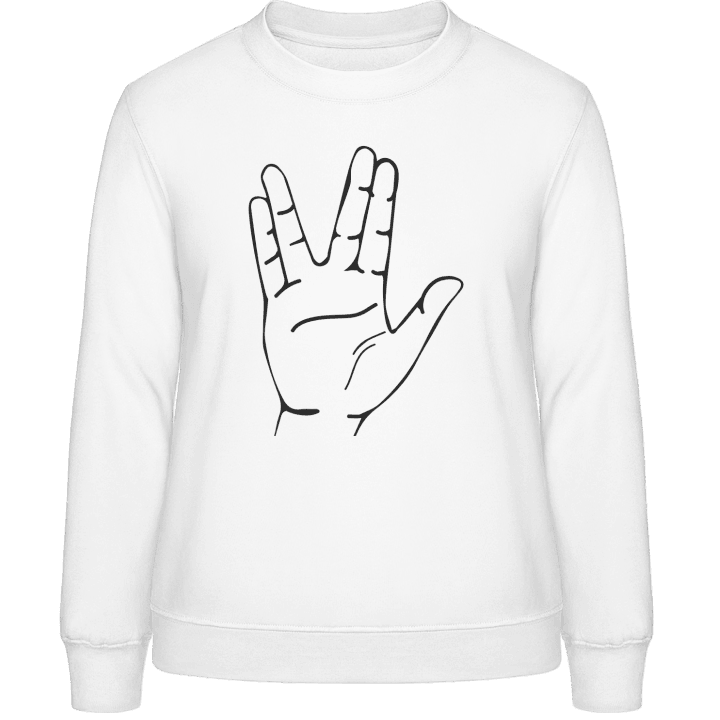 Live Long And Prosper Hand Sign Frauen Sweatshirt 0 image
