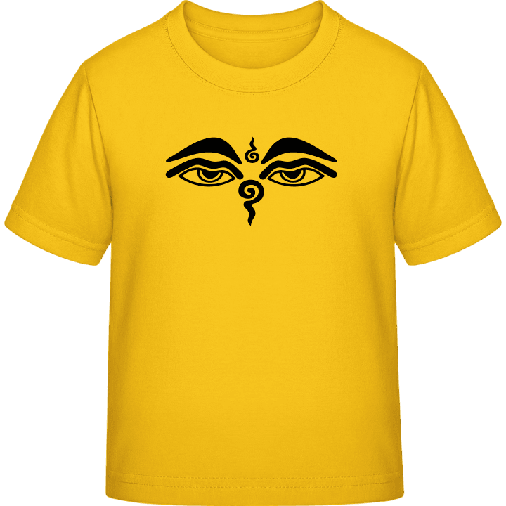 Eyes of Buddha T-shirt för barn contain pic
