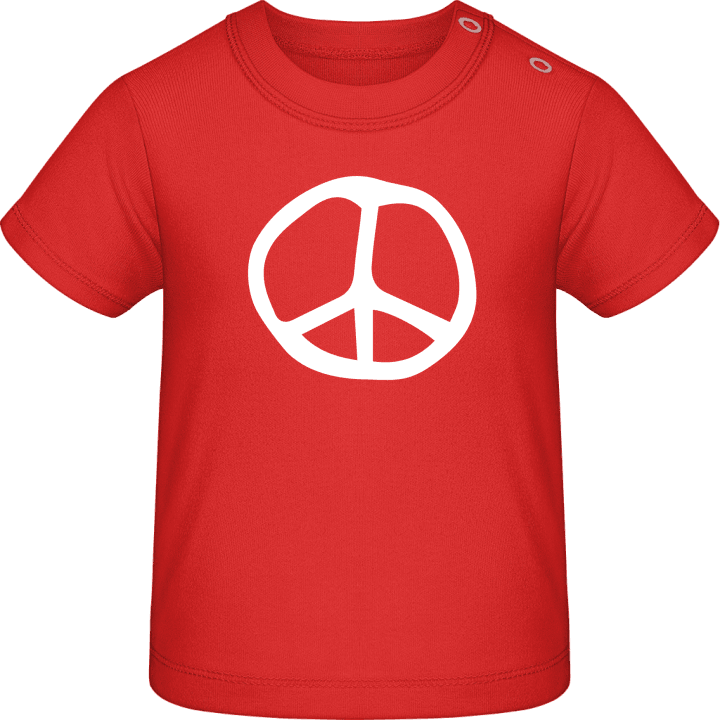 Peace Symbol Illustration Camiseta de bebé contain pic