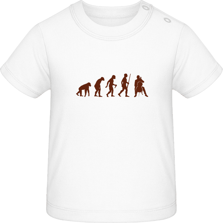 Cellist Evolution T-shirt för bebisar contain pic