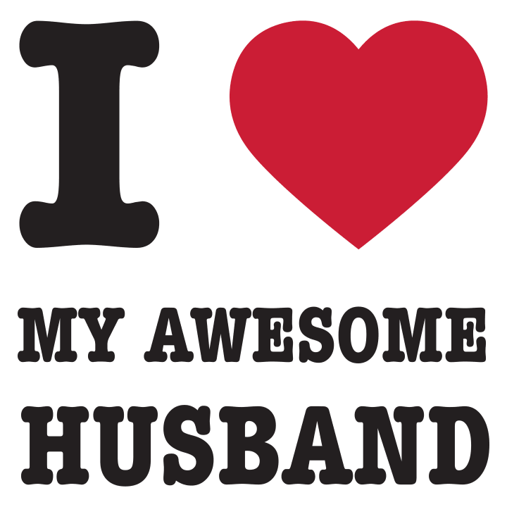 I Love My Awesome Husband Väska av tyg 0 image