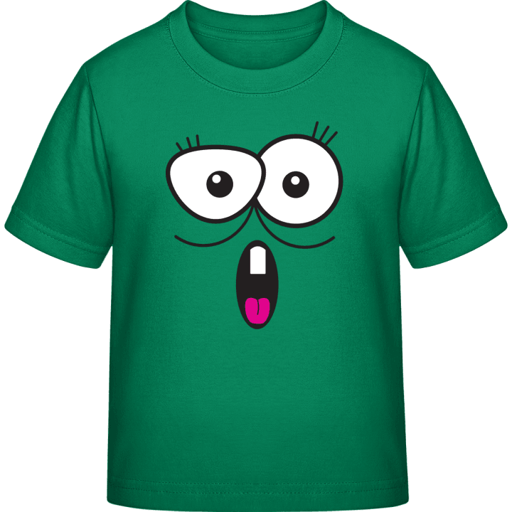 Comic Face Monster T-shirt til børn 0 image