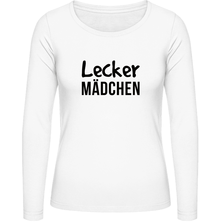 Lecker Mädchen T-shirt à manches longues pour femmes contain pic