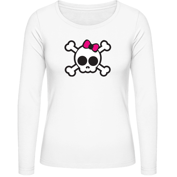 Baby Skull And Crossbones Vrouwen Lange Mouw Shirt 0 image