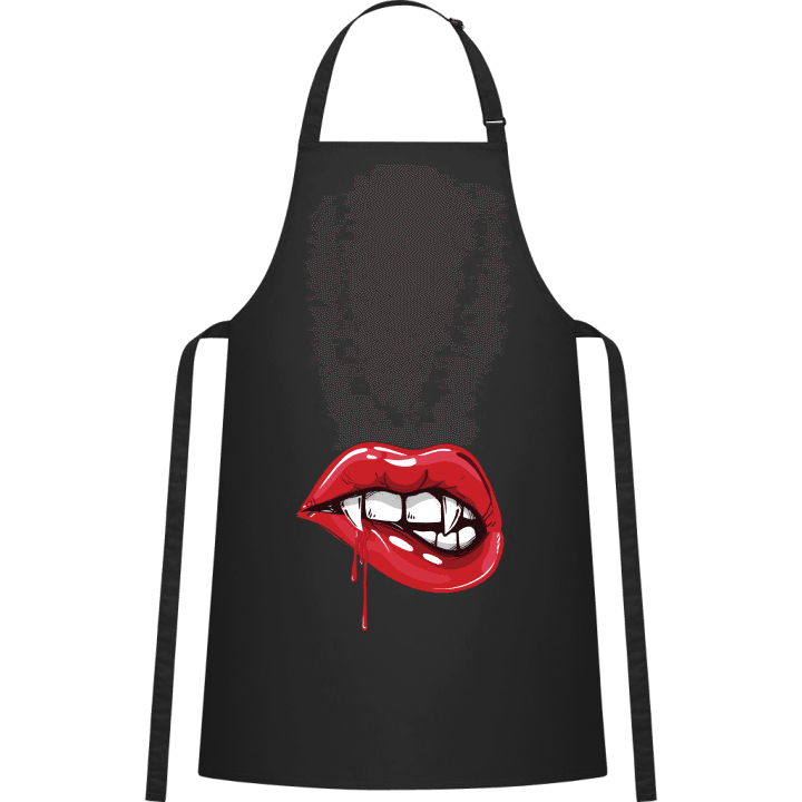 Red Vampire Lips Kitchen Apron 0 image