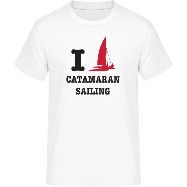 I Love Catamaran Sailing Maglietta contain pic