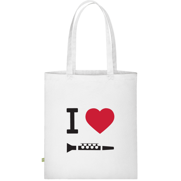 I Heart Clarinet Stofftasche contain pic