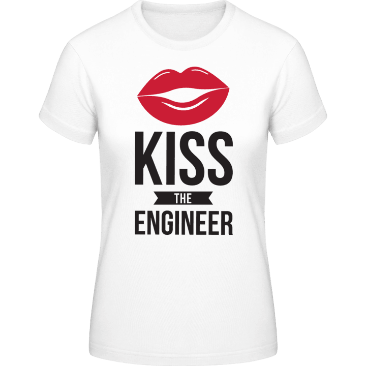 Kiss The Engineer T-shirt för kvinnor 0 image