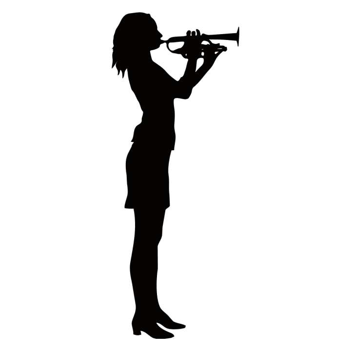Female Trumpet Player Kitchen Apron 0 image