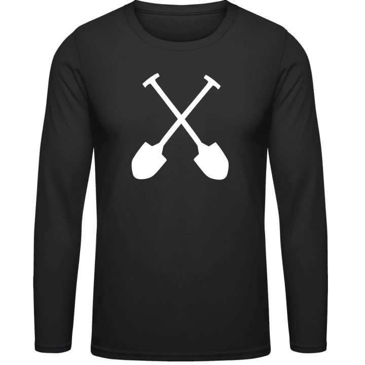 Crossed Shovels Langermet skjorte contain pic