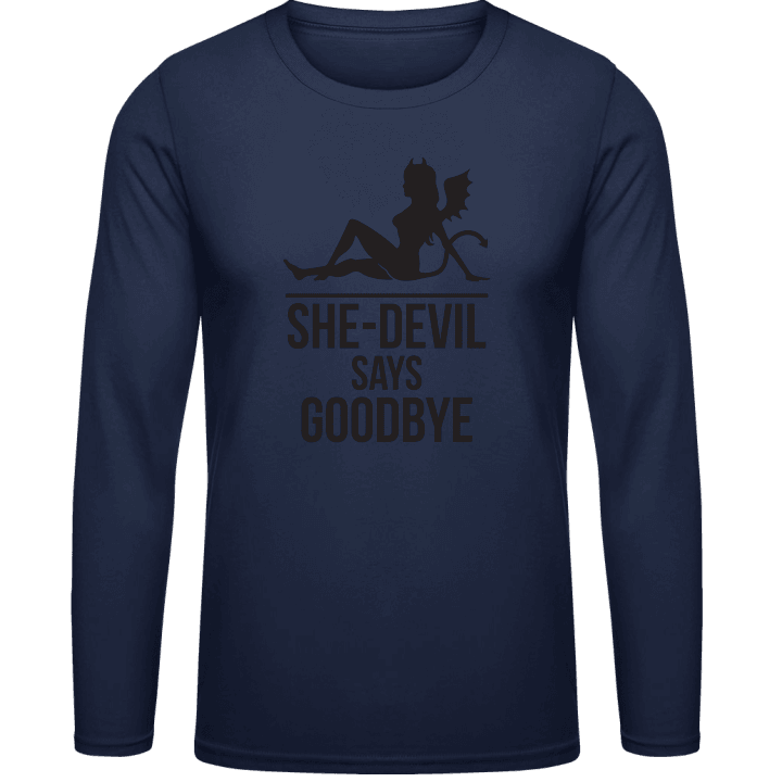 She-Devil Says Goodby Langarmshirt contain pic