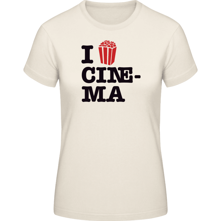 I Love Cinema T-shirt för kvinnor 0 image