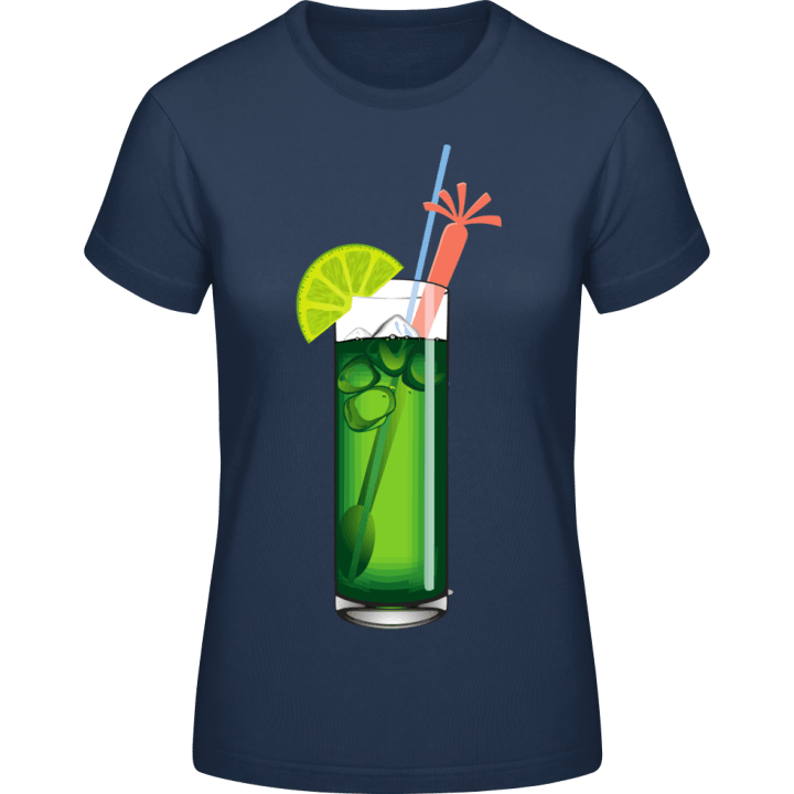 Green Cocktail T-shirt för kvinnor 0 image