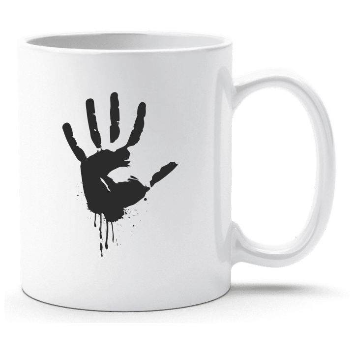 Black Blood Hand Taza contain pic