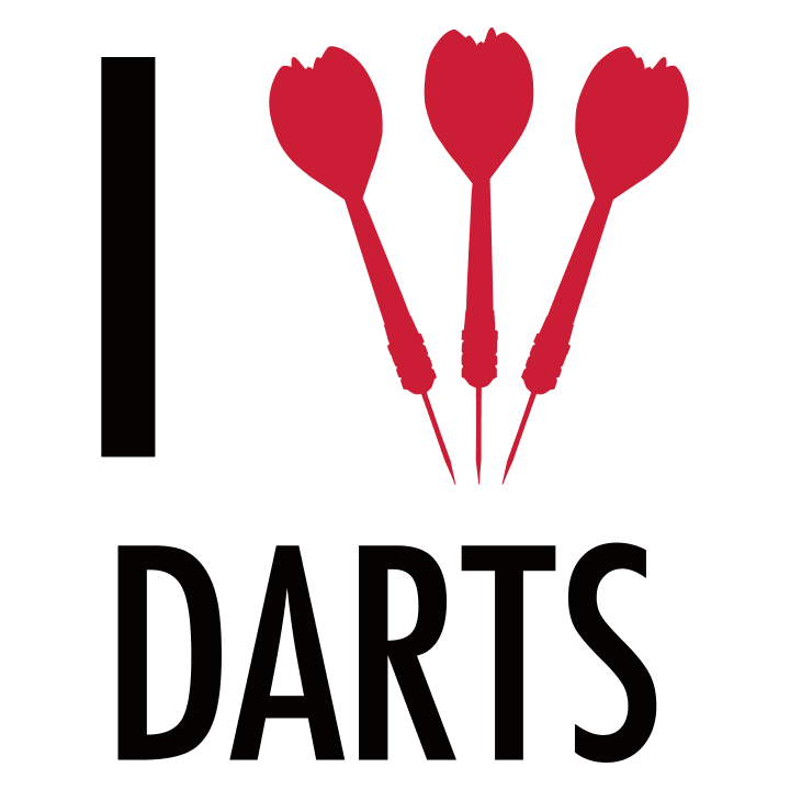 I Love Darts T-shirt à manches longues pour femmes 0 image