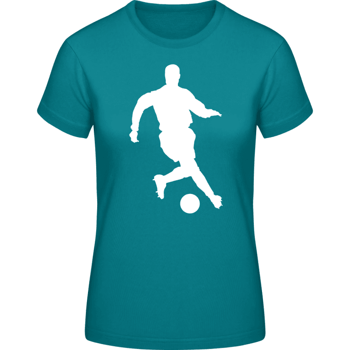 Footballer Soccer Player Women T-Shirt contain pic