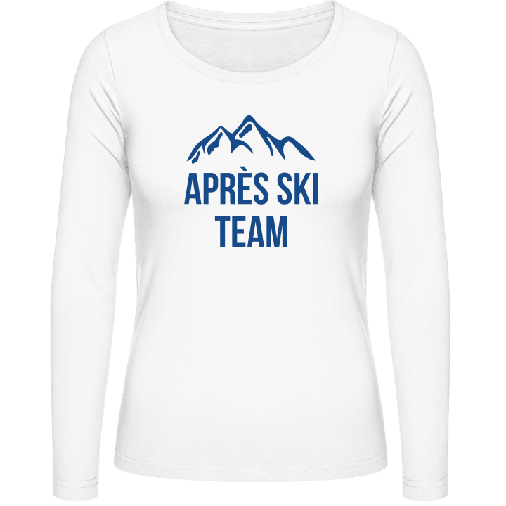 Après Ski Team Langermet skjorte for kvinner contain pic