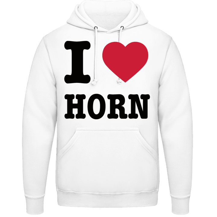 I Love Horn Sweat à capuche contain pic