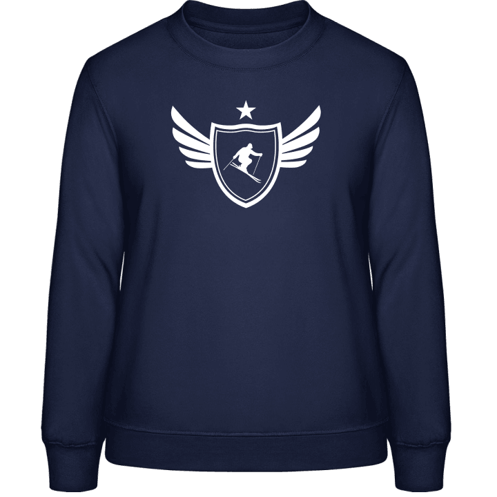 Ski Winged Sweat-shirt pour femme contain pic