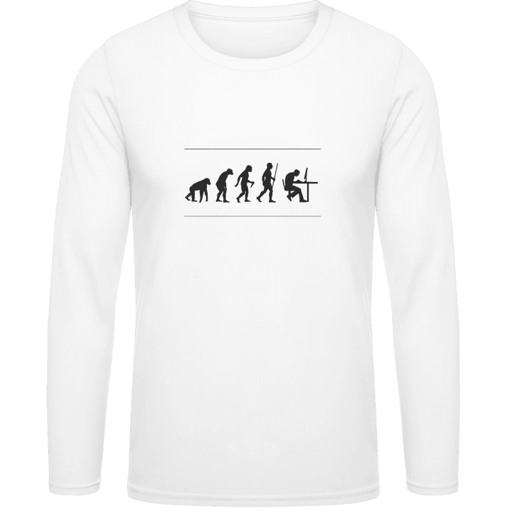 Funny Evolution Geek T-shirt à manches longues 0 image