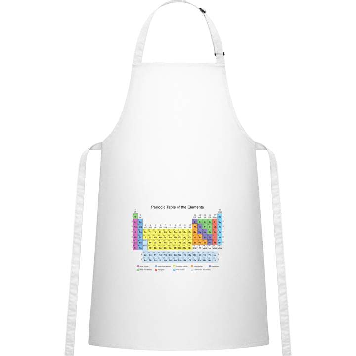 Periodic Table of the Elements Förkläde för matlagning contain pic