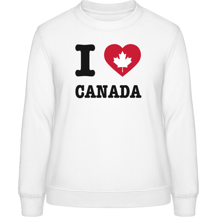 I Love Canada Felpa donna contain pic